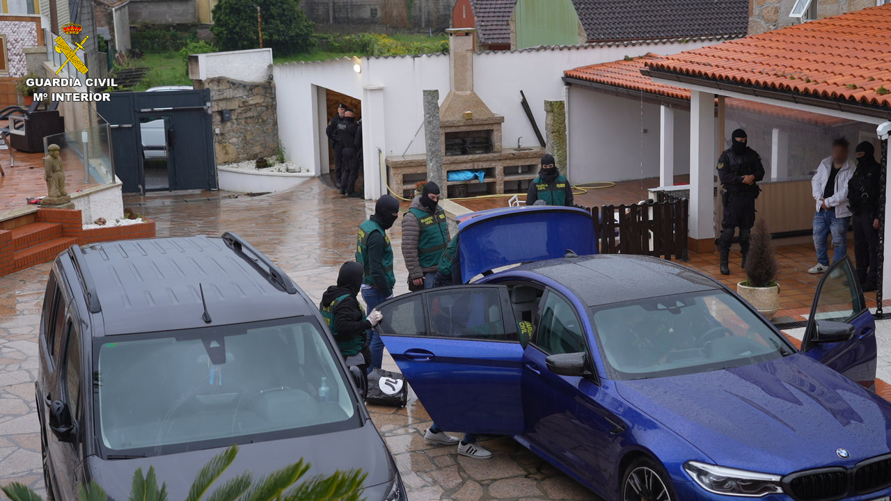 Más de tres millones de euros en efectivo y 20 detenidos en una operación contra el narcotráfico en Galicia