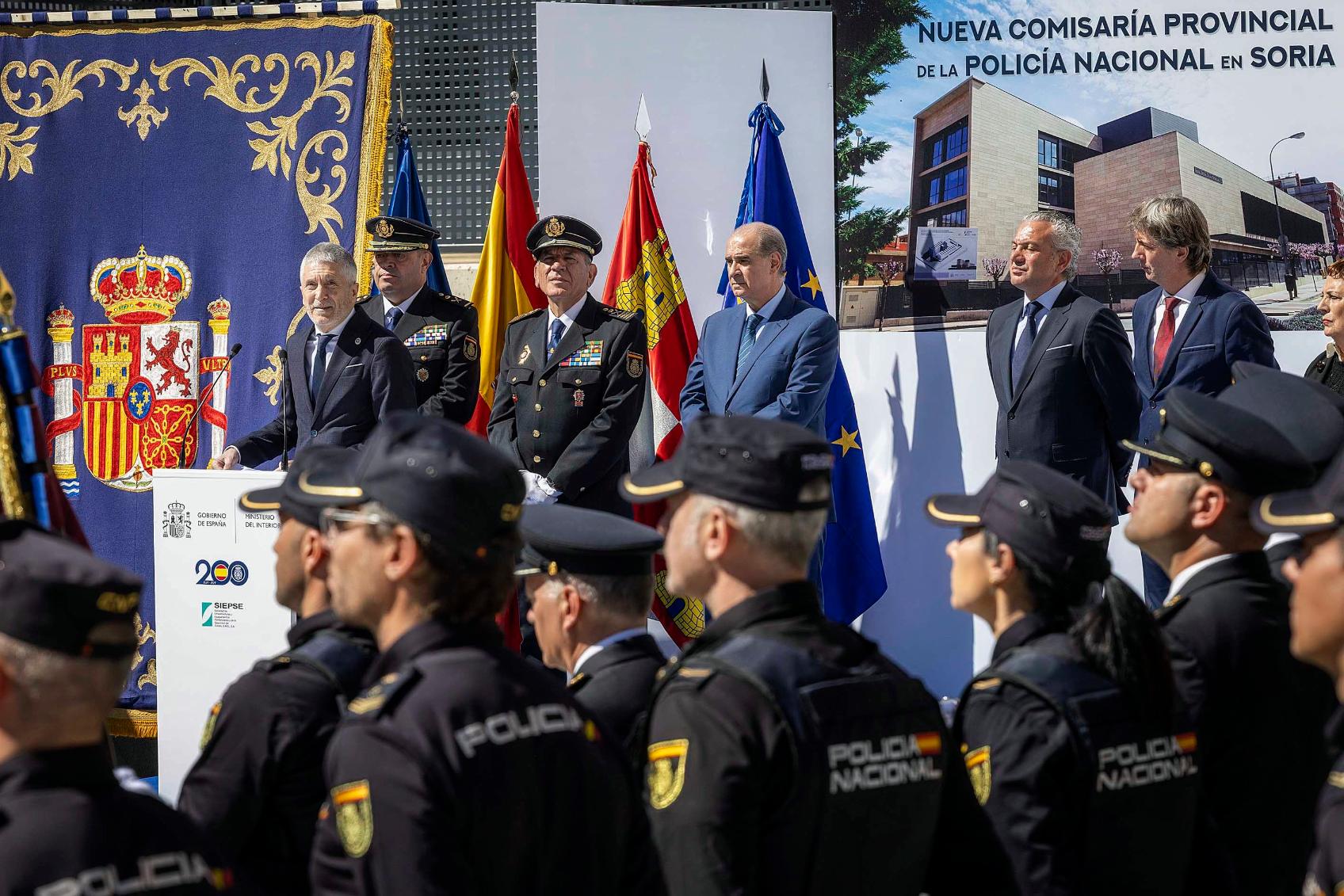 Grande-Marlaska destaca el aumento de efectivos como muestra del compromiso con la seguridad y el progreso en Soria  01