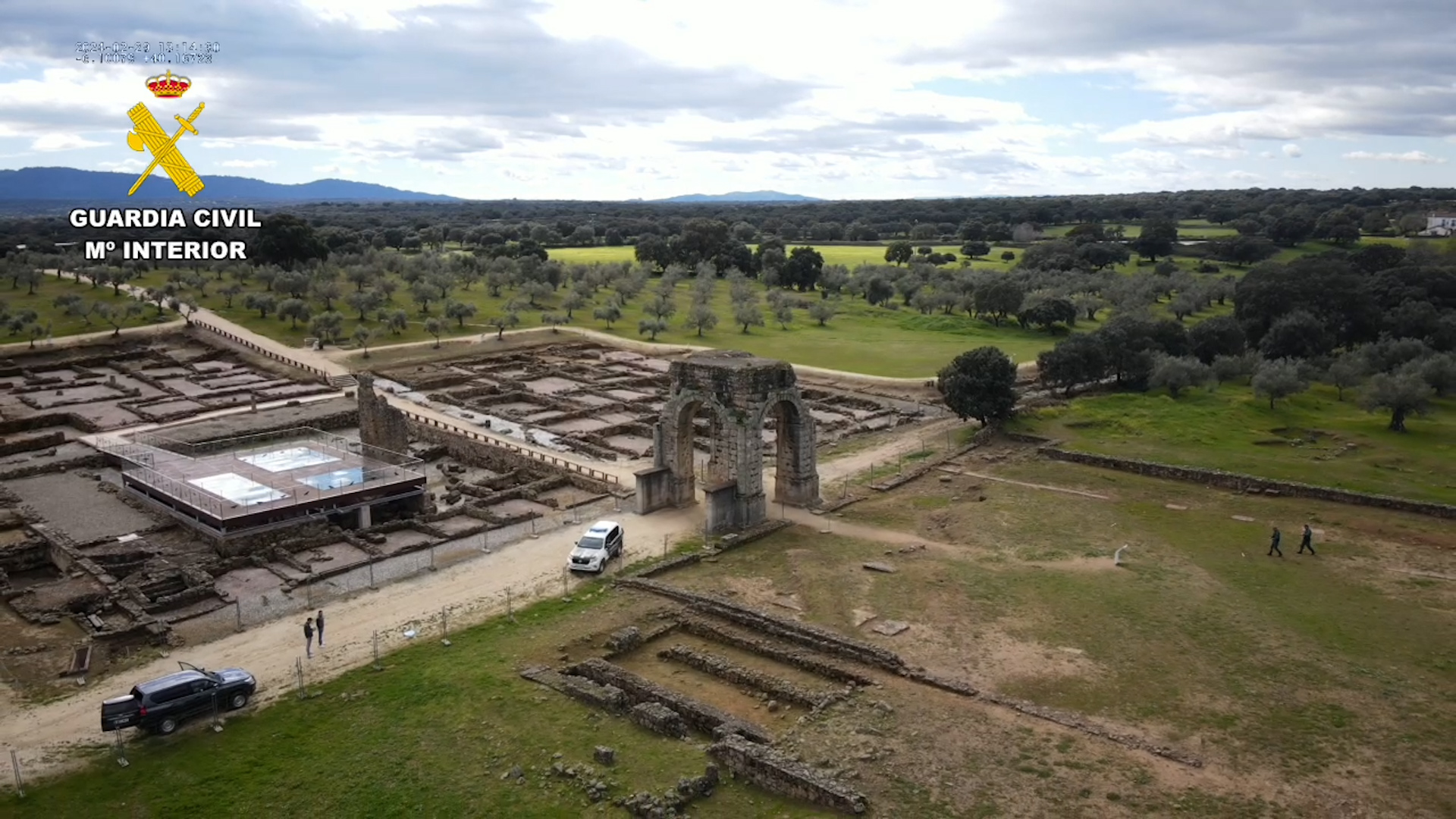 Recuperadas 2.500 piezas arqueológicas del siglo I a.C. de un expolio en un yacimientos en la provincia de Cáceres