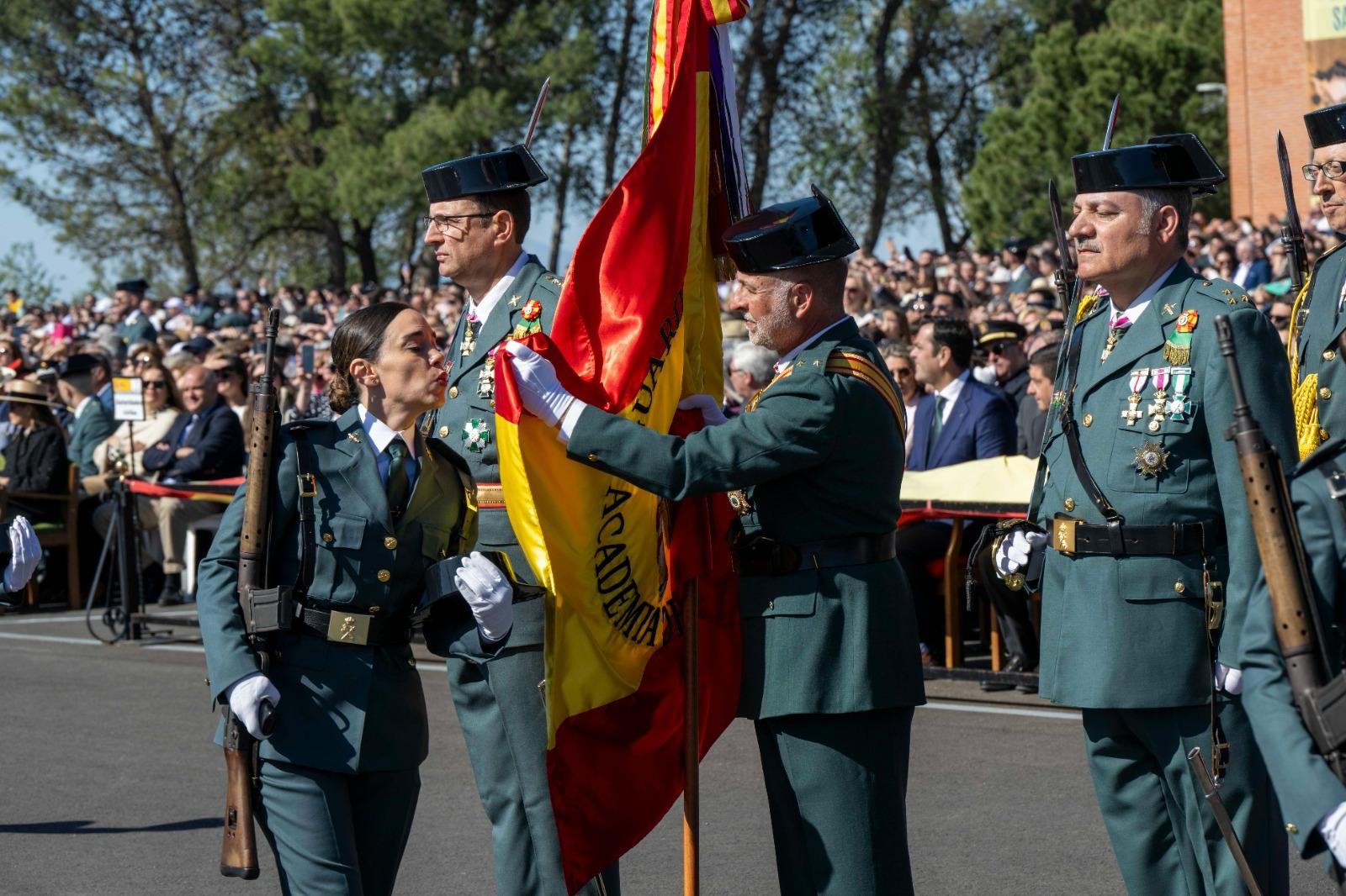 S.M. el Rey preside la jura de bandera en la Academia de la Guardia Civil de Baeza (Jaén)