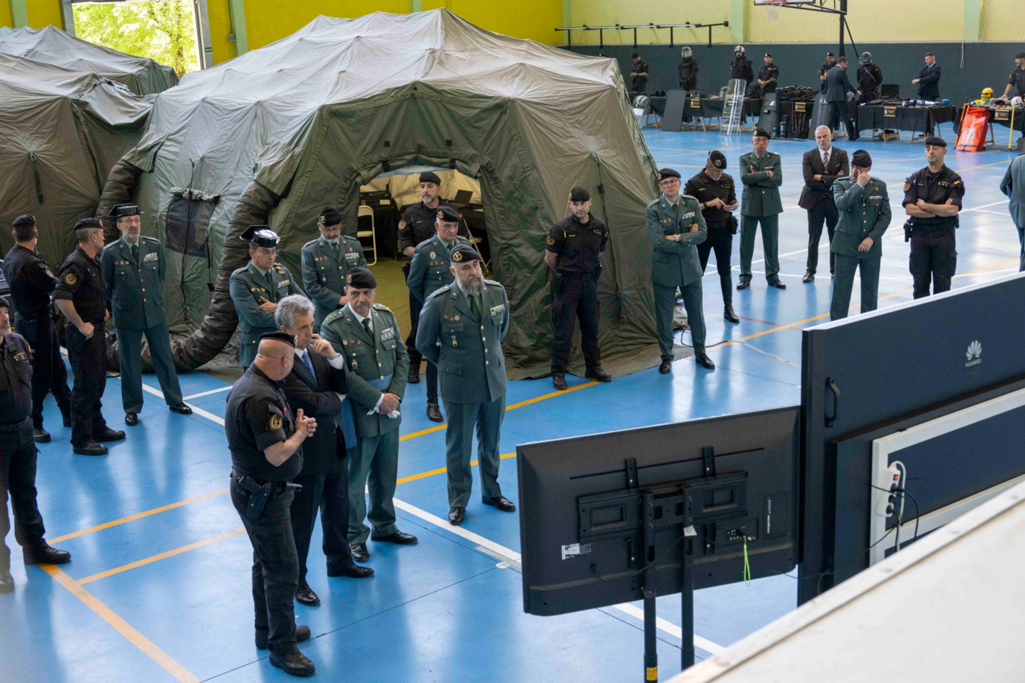 El director general de la Guardia Civil visita las nuevas instalaciones de la Agrupación de Reserva y Seguridad en Valdemoro