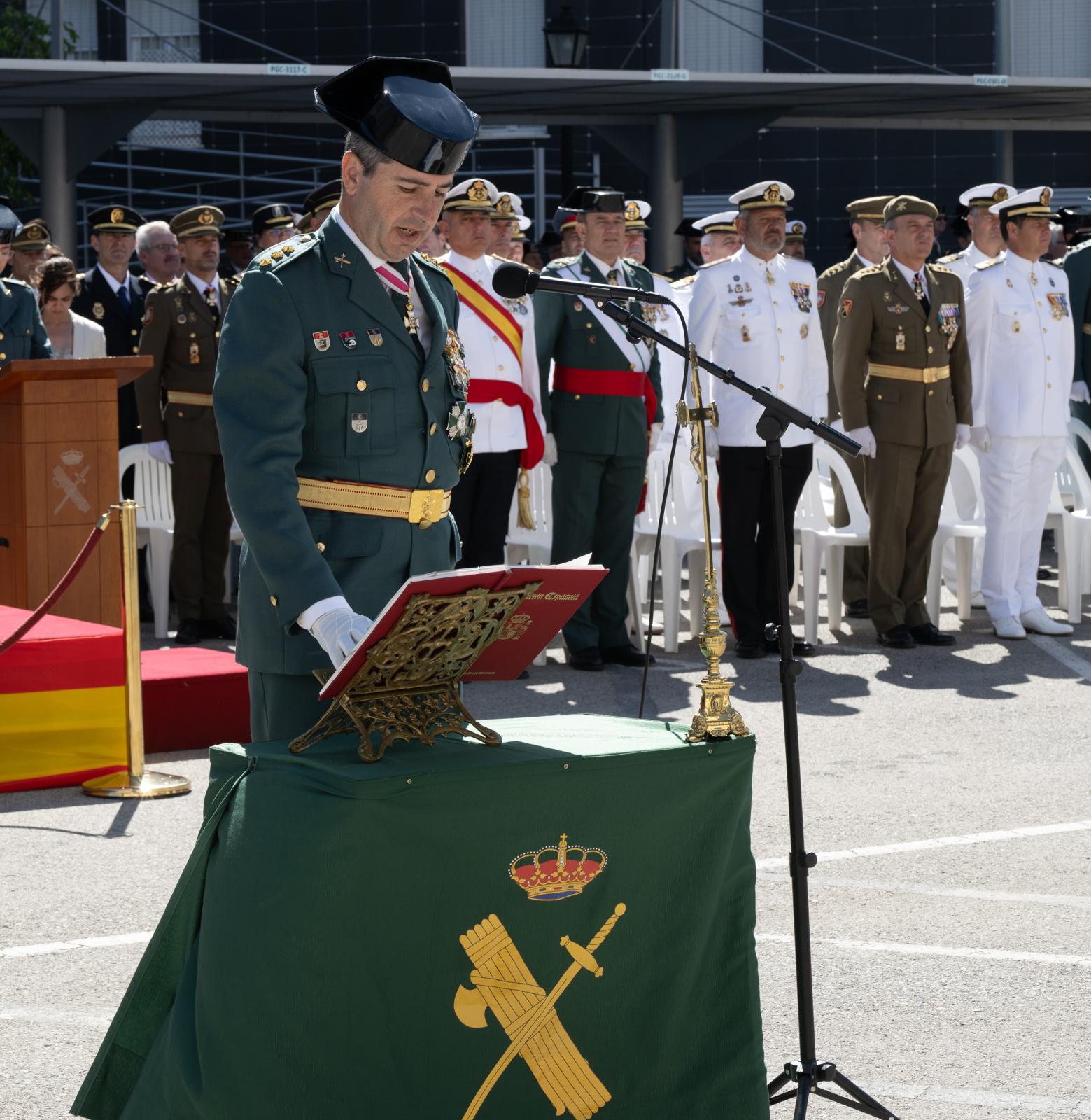 El director general de la Guardia Civil preside en Cádiz el 180 aniversario del Cuerpo y la toma de posesión del jefe de la Comandancia