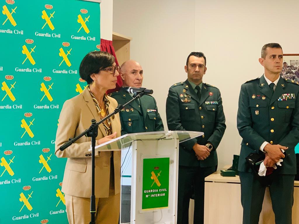 María Gámez inaugura el “Puesto del Veterano” en la Comandancia de Palencia