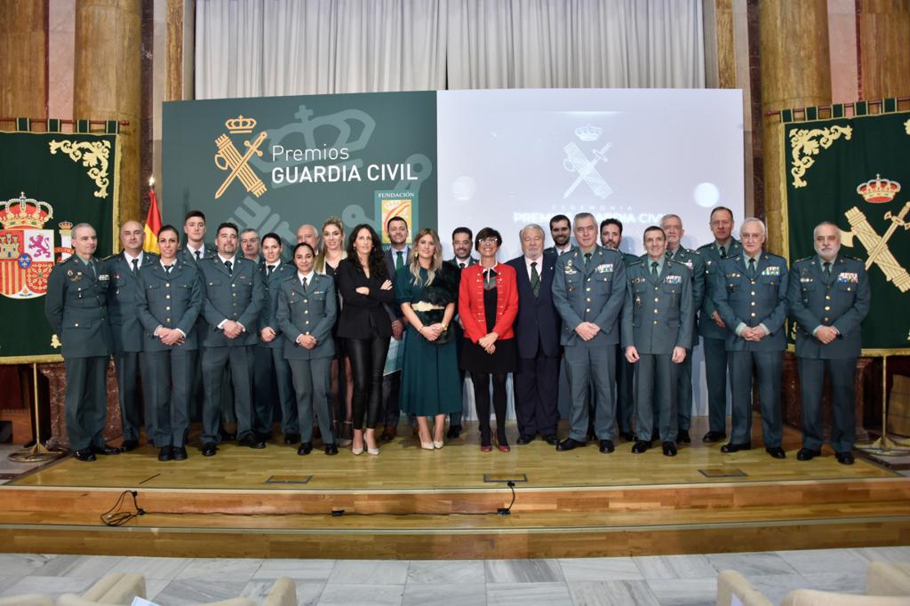 La directora general, María Gámez, preside el acto de entrega de los premios “Guardia Civil 2022” en sus distintas categorías
