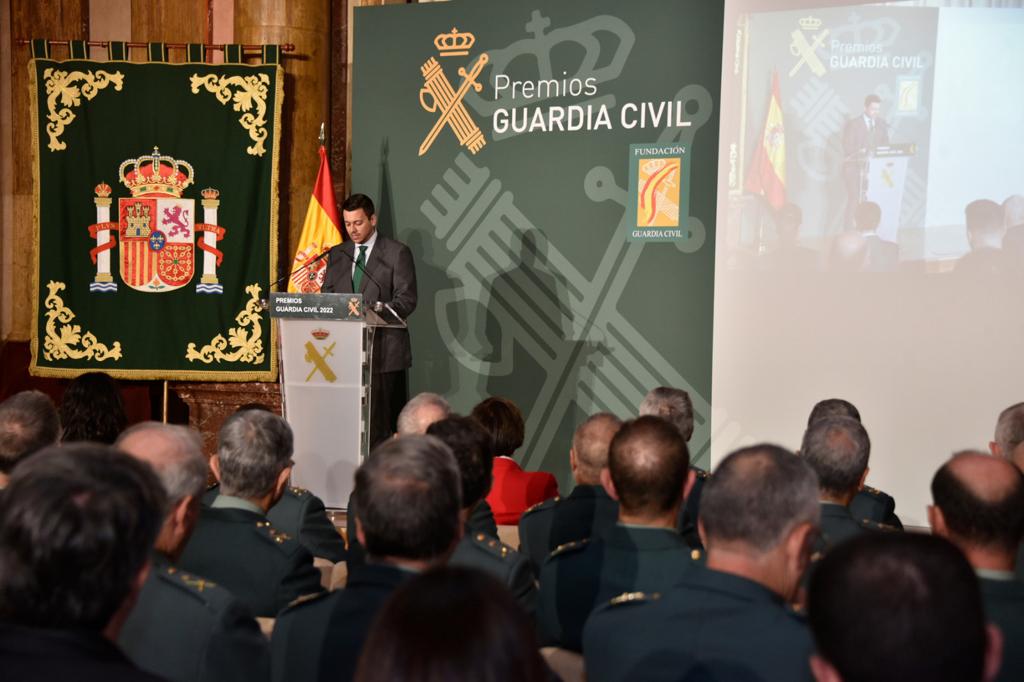 La directora general, María Gámez, preside el acto de entrega de los premios “Guardia Civil 2022” en sus distintas categorías