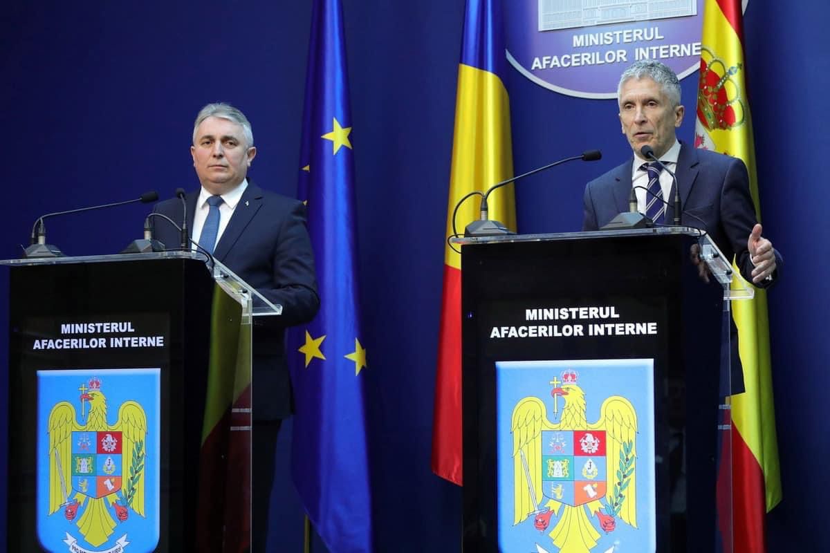 Grande-Marlaska transmite en Rumanía y Bulgaria el apoyo de España para su incorporación al espacio Schengen