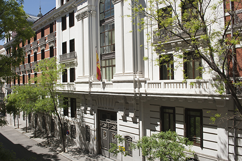 Imagen de la fachada del Ministerio del Interior en la calle Amador de los Rios