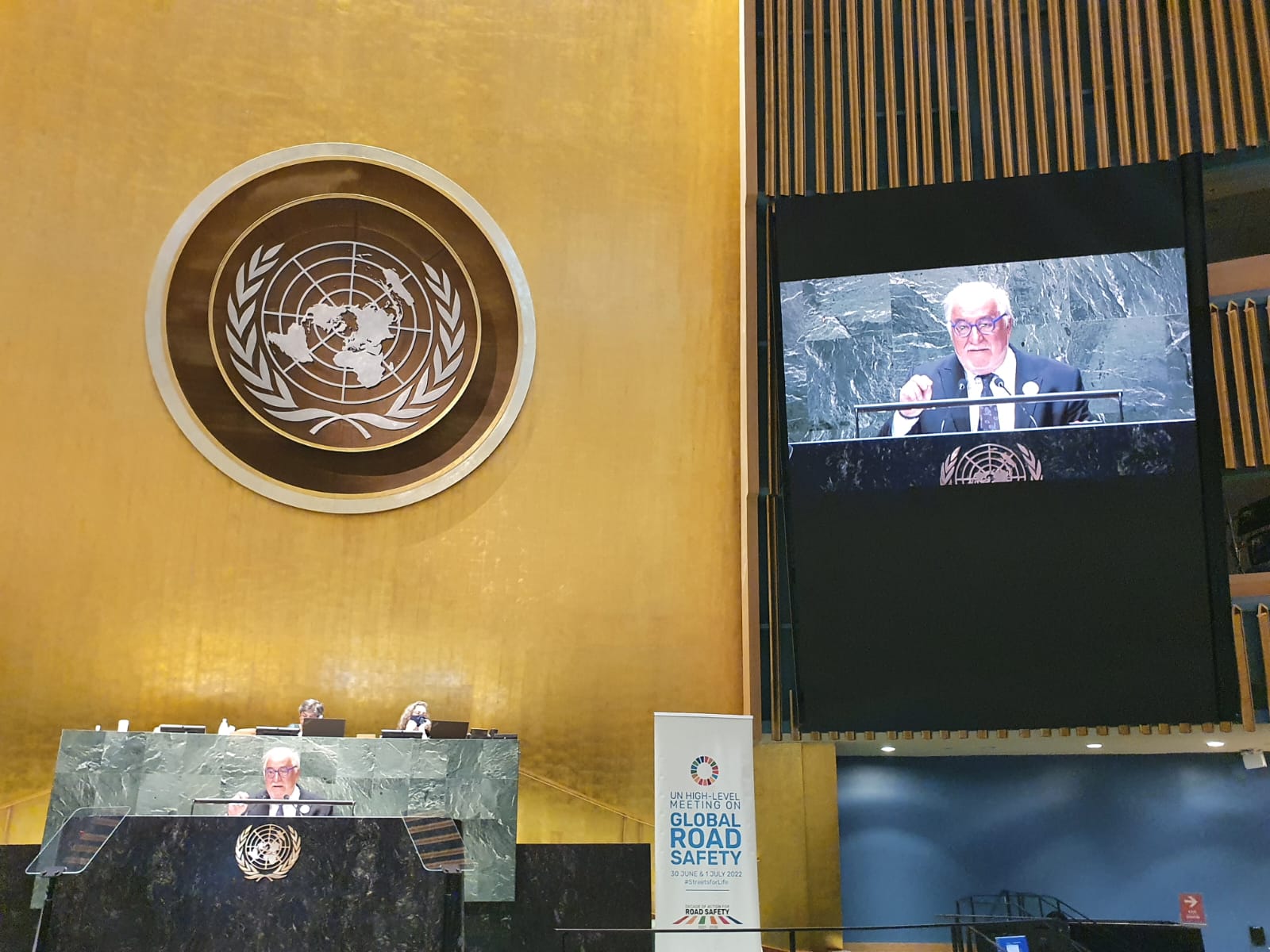 Intervención del director general de Tráfico en la reunión de Alto Nivel de Seguridad Vial en Naciones Unidas