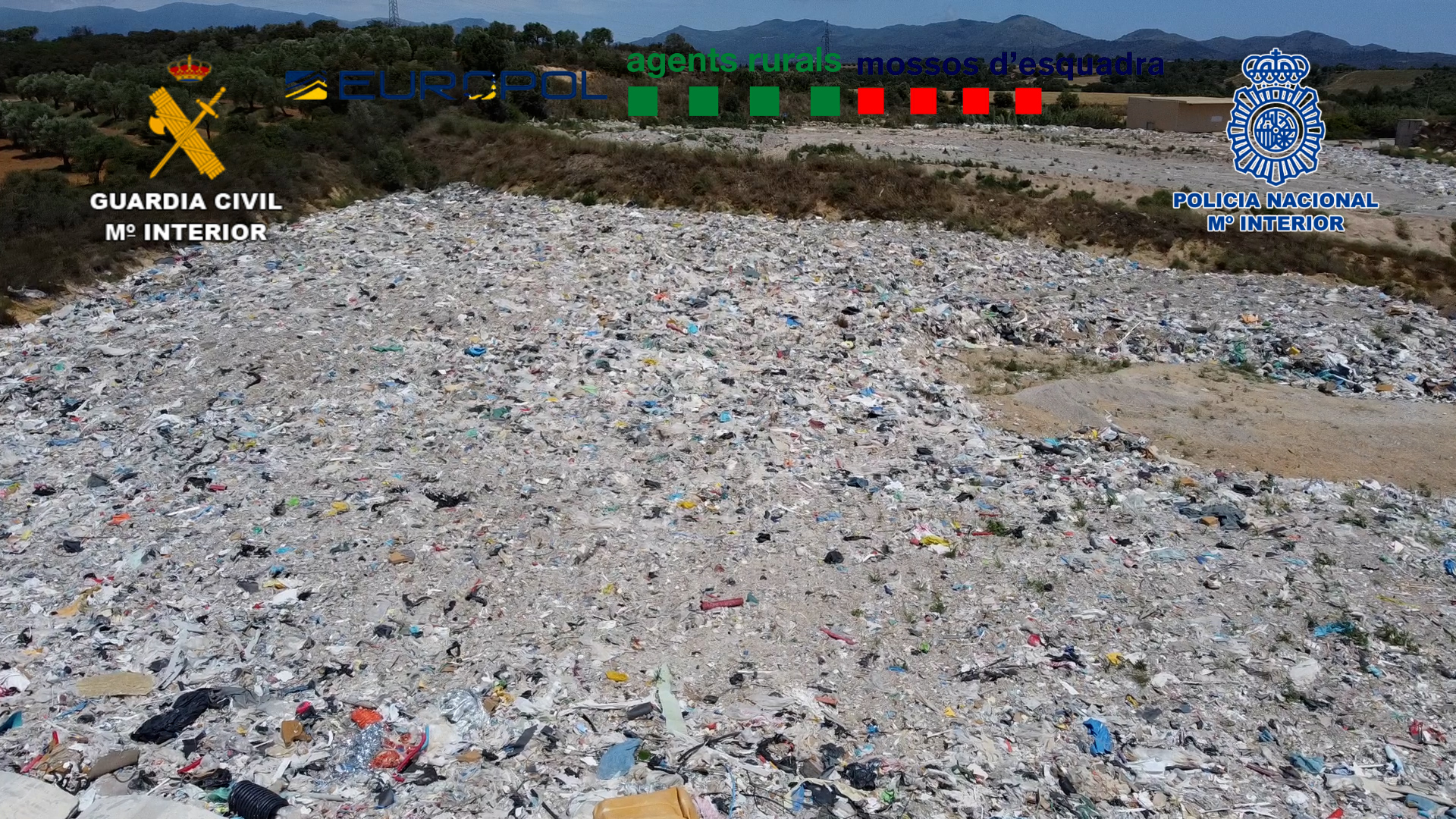 Operacion Dechet_Conjunta_Desarticulada organización dedicada al tráfico de residuos entre Francia y España