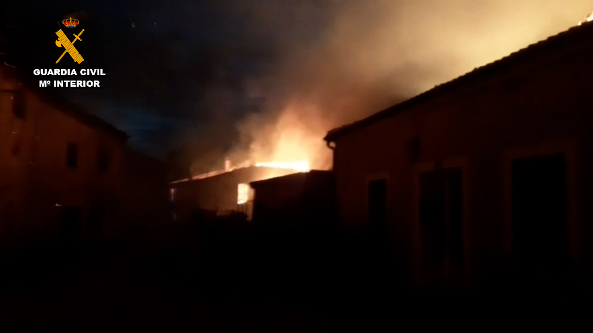 La Guardia Civil detiene al presunto autor del incendio forestal de Sabinares del Arlanza