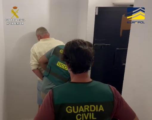 La Guardia Civil detiene en Alicante a un narcotraficante incluido en la lista EU Most Wanted de EUROPOL