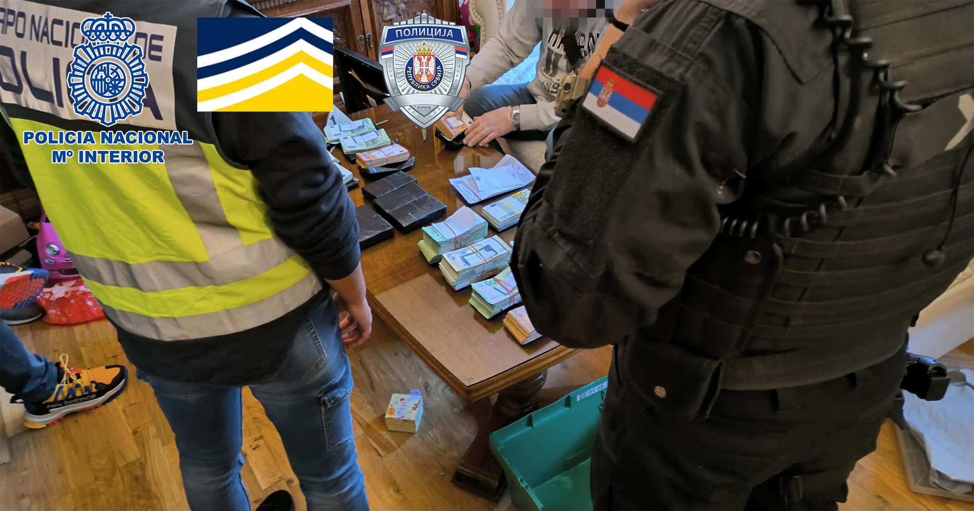 La Policía Nacional desmantela un grupo criminal dedicado al tráfico de armas y drogas y detiene a uno de los objetivos prioritarios de EUROPOL
