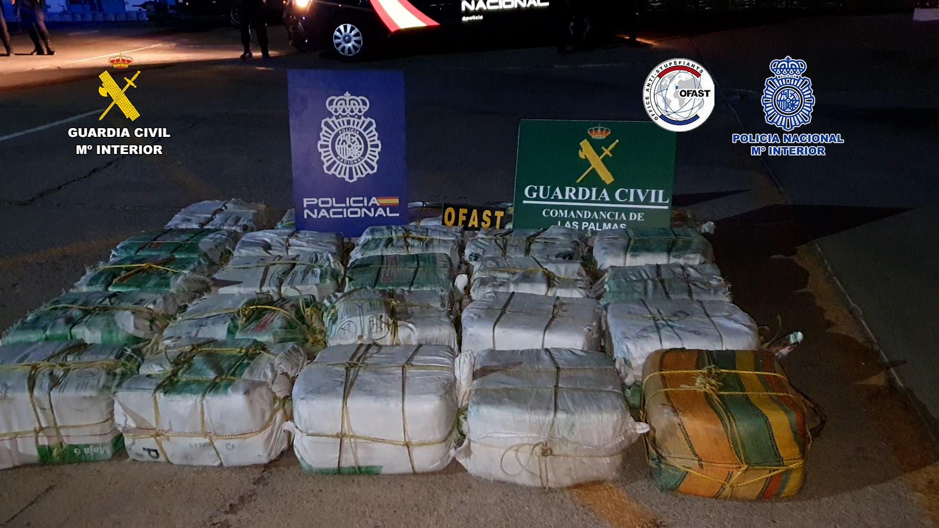 Desarticulada una organización criminal internacional dedicada al envío de cocaína a Europa