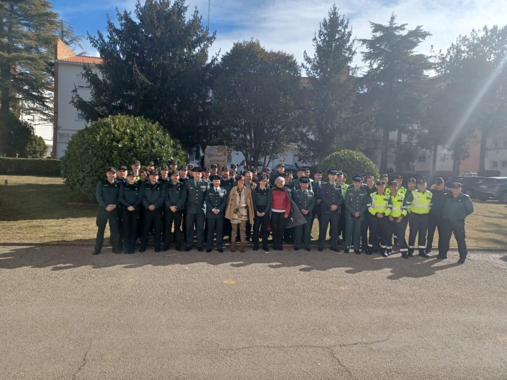 María Gámez se reúne con los responsables de la Guardia Civil en Cuenca