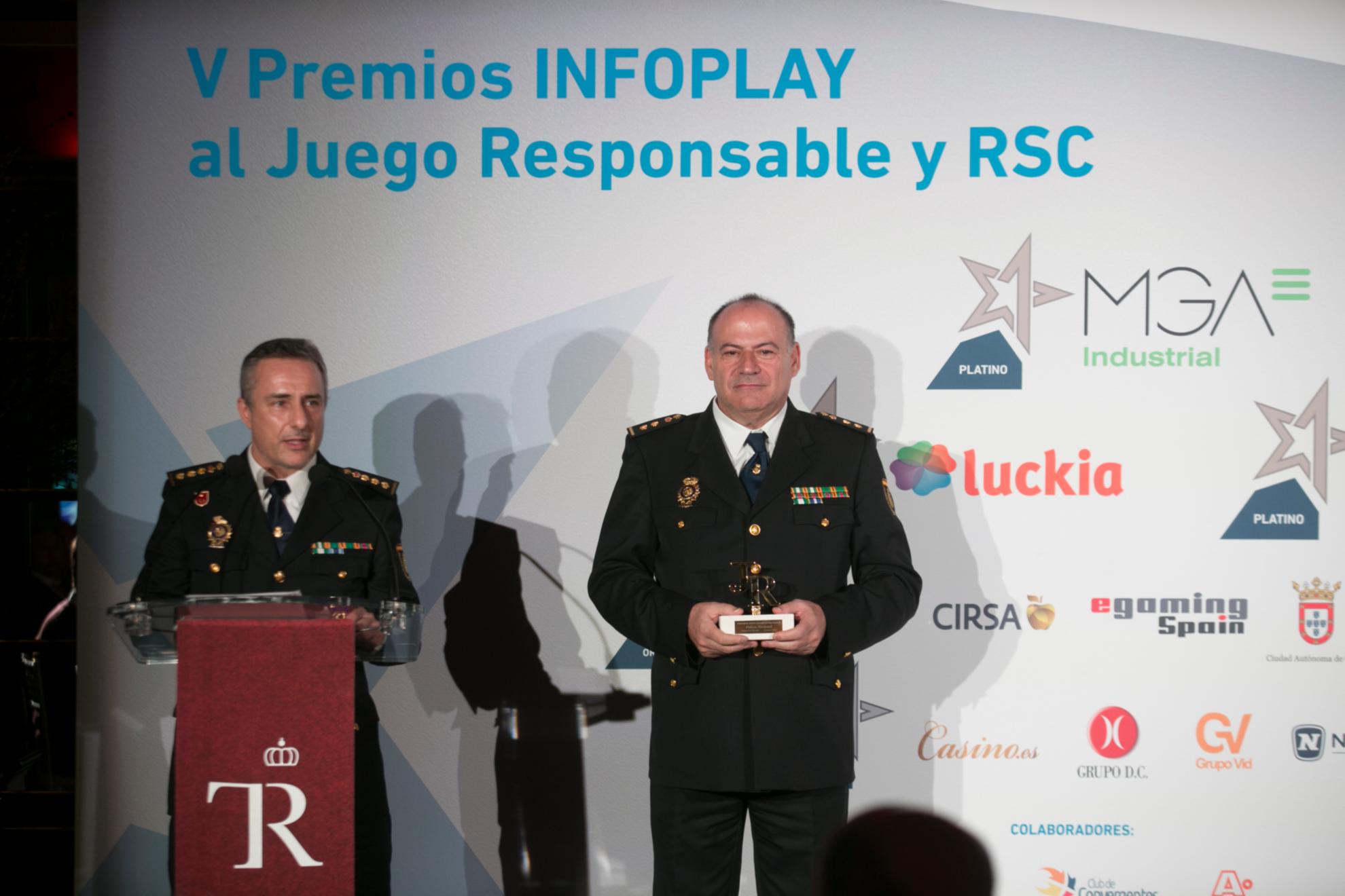 La Policía Nacional ha recibido el Premio Institución más Comprometida con el Juego Responsable