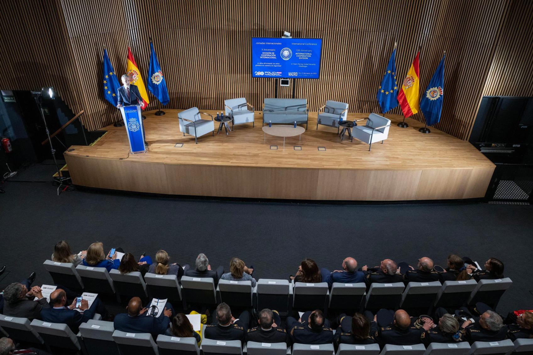 Grande-Marlaska fija como prioridad de la presidencia española de la UE el impulso de la cooperación internacional policial