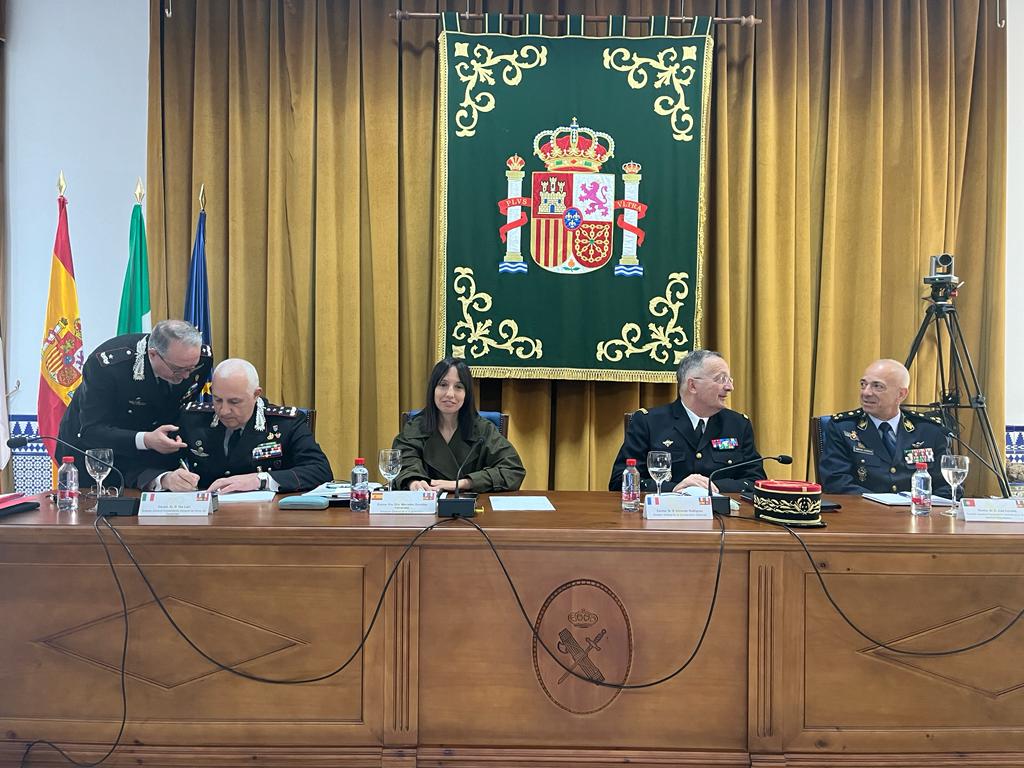 La directora general de la Guardia Civil, Mercedes González, preside la Conferencia de Alto Nivel de cooperación policial con los principales cuerpos policiales europeos de naturaleza militar
