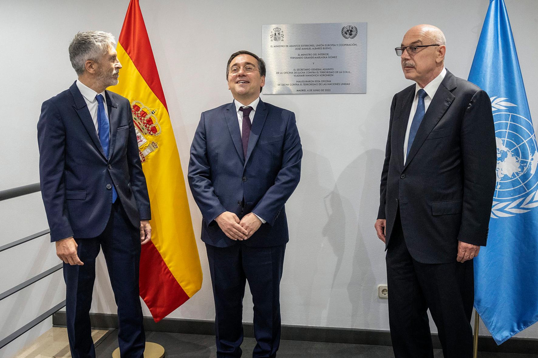 La ONU inaugura en Madrid la Oficina  de Lucha contra el Terrorismo de las Naciones Unidas