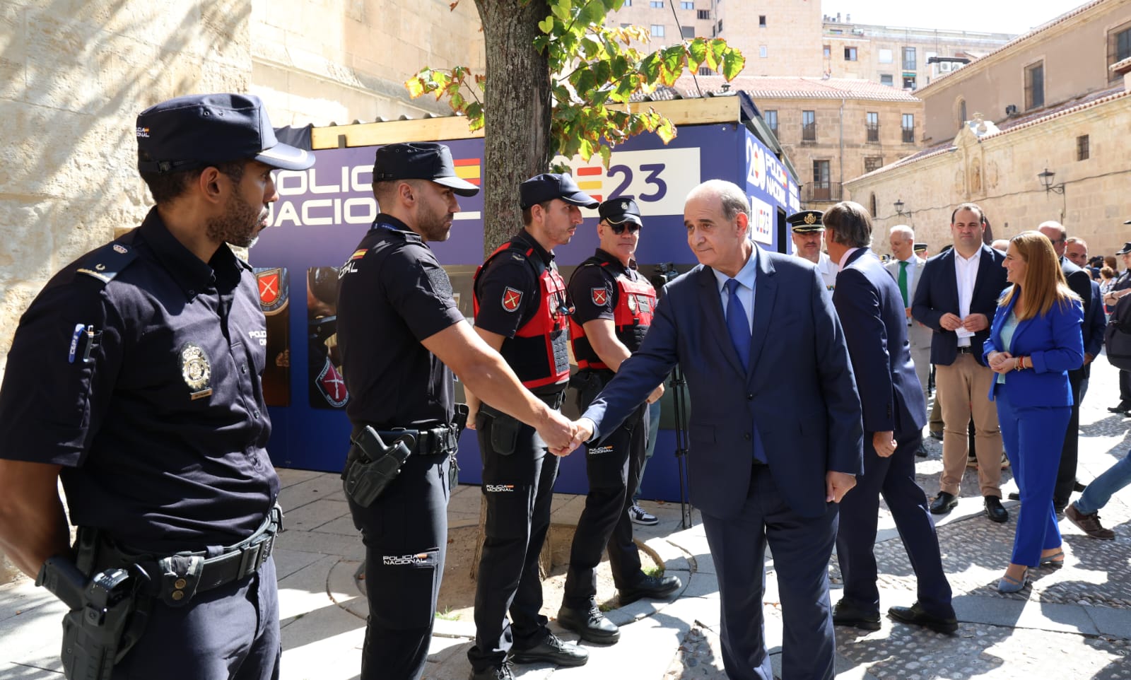 El director general de la Policía inaugura en Salamanca los actos de celebración del Día de la Policía