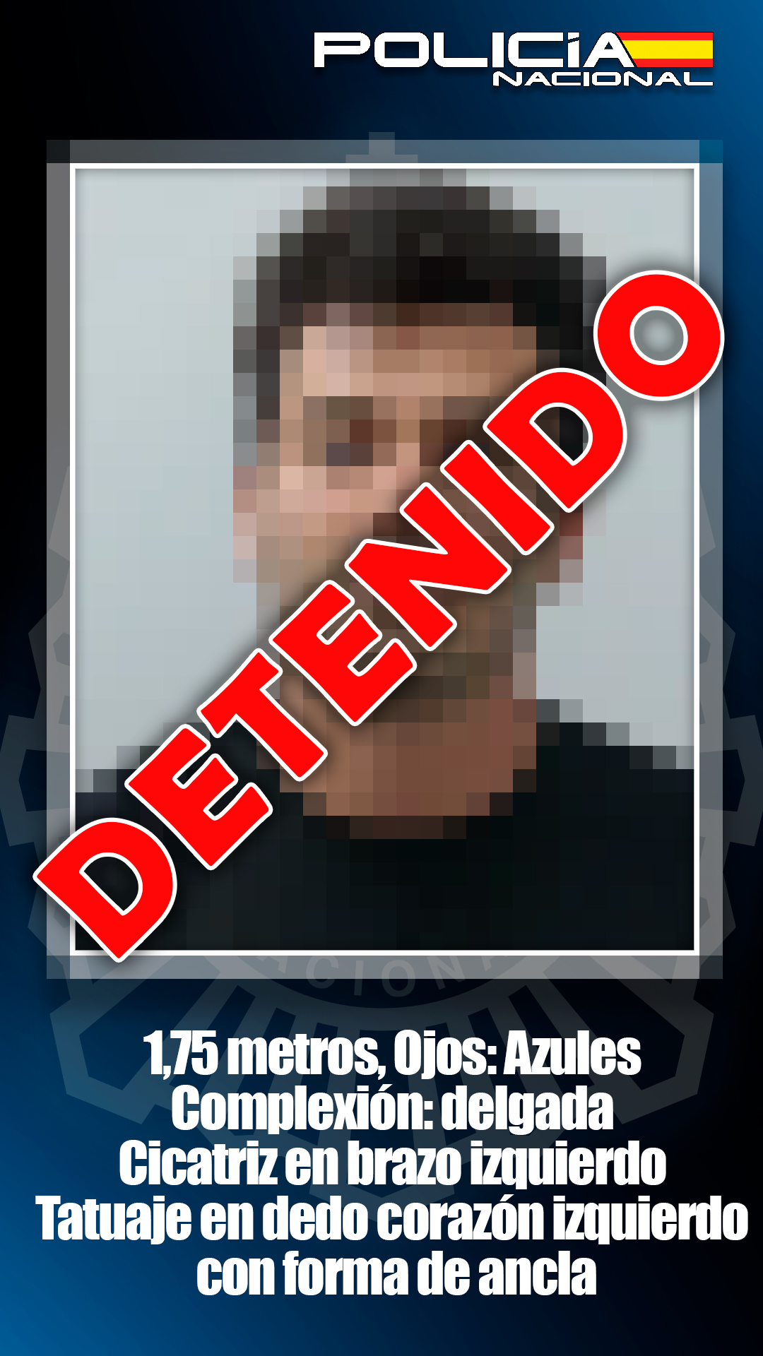 La Policía Nacional detiene a uno de “Los 10 más buscados” en España por un asesinato cometido en México