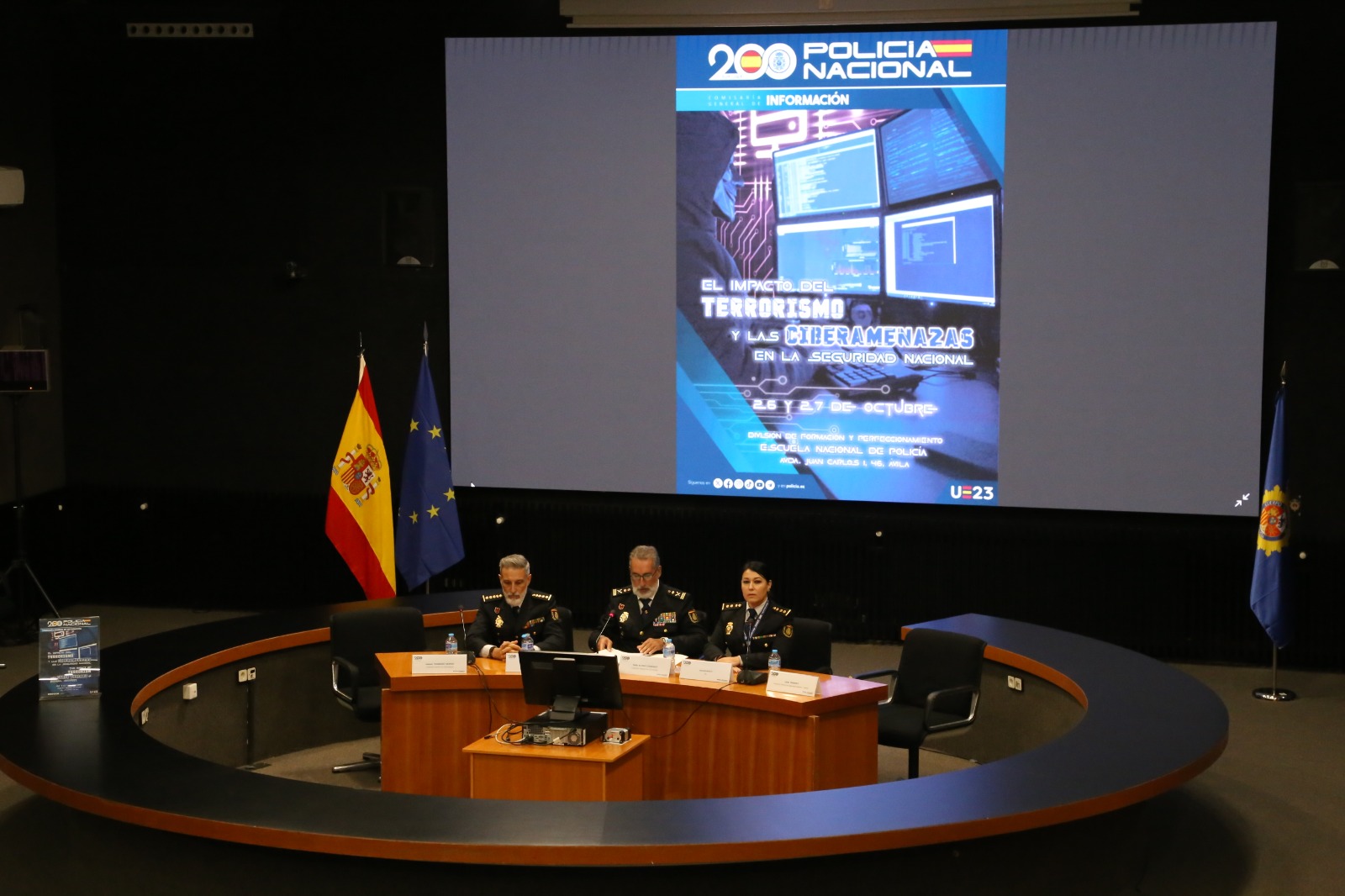 La Policía Nacional organiza un Seminario sobre “El impacto del terrorismo y las ciberamenazas en la Seguridad Nacional”