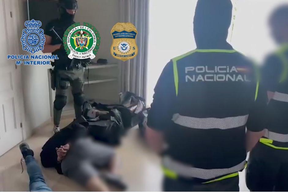 Operación conjunta de la Policía Nacional y Vigilancia Aduanera junto con la Policía de Ecuador y EUROPOL