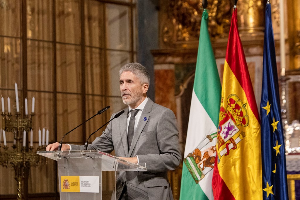 El ministro del Interior en su discurso durante la entrega de condecoraciones civiles en Cádiz