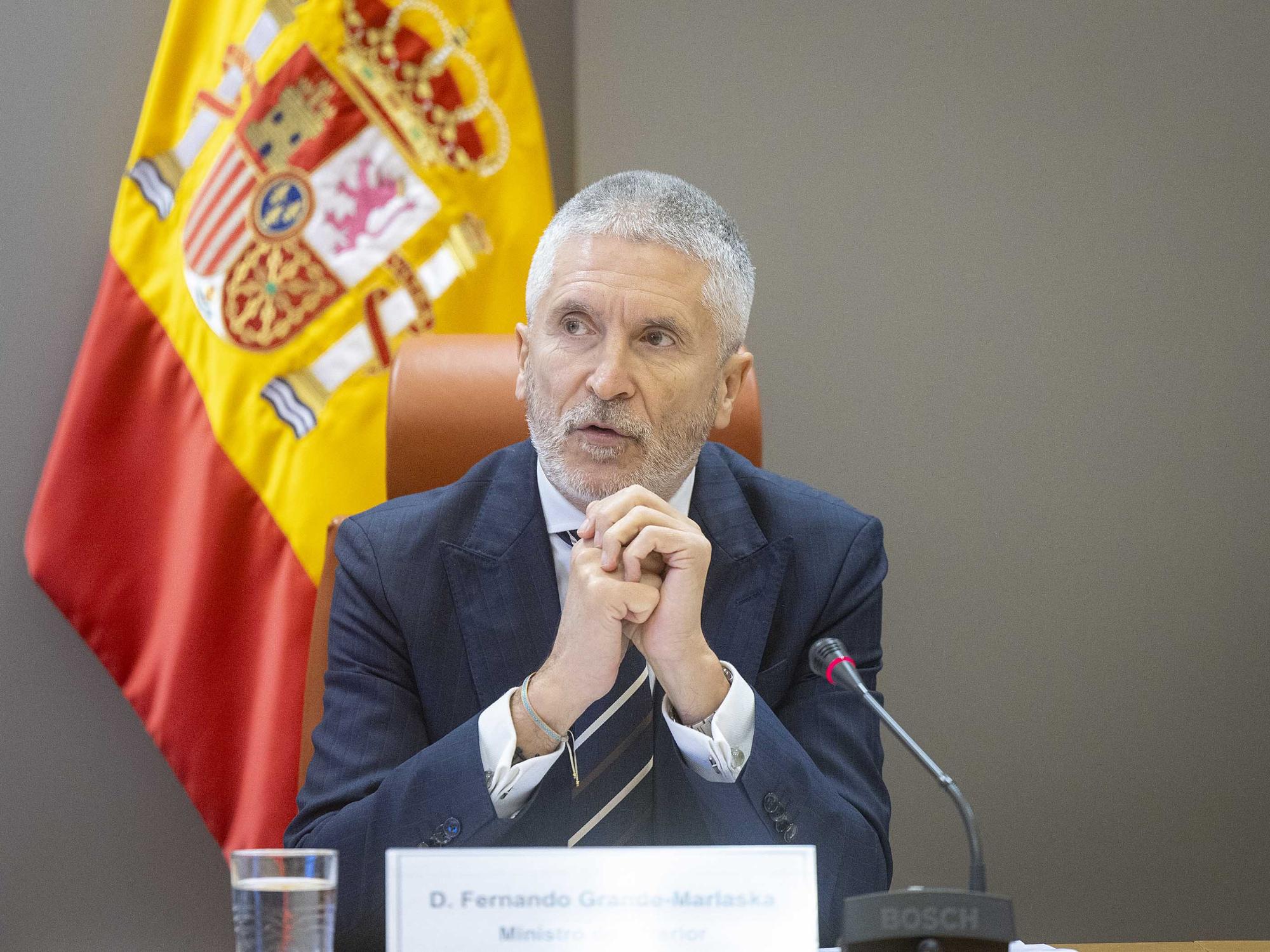 El ministro del Interior Fernando Grande-Marlaska ha presentado el balance provisional de los siniestros registrados en las carreteras españolas
