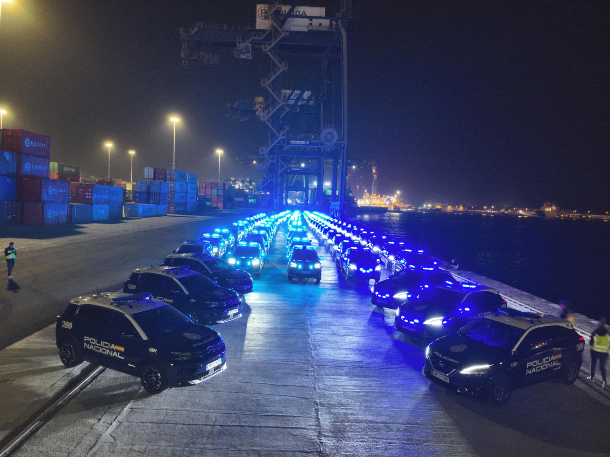 l director general de la Policía presenta 174 nuevos vehículos policiales que prestarán servicio en Canarias