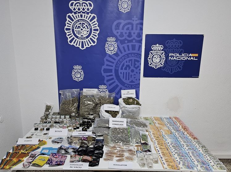 La Policía Nacional desmantela el primer laboratorio de España de una nueva sustancia estupefaciente conocida como “rosin”