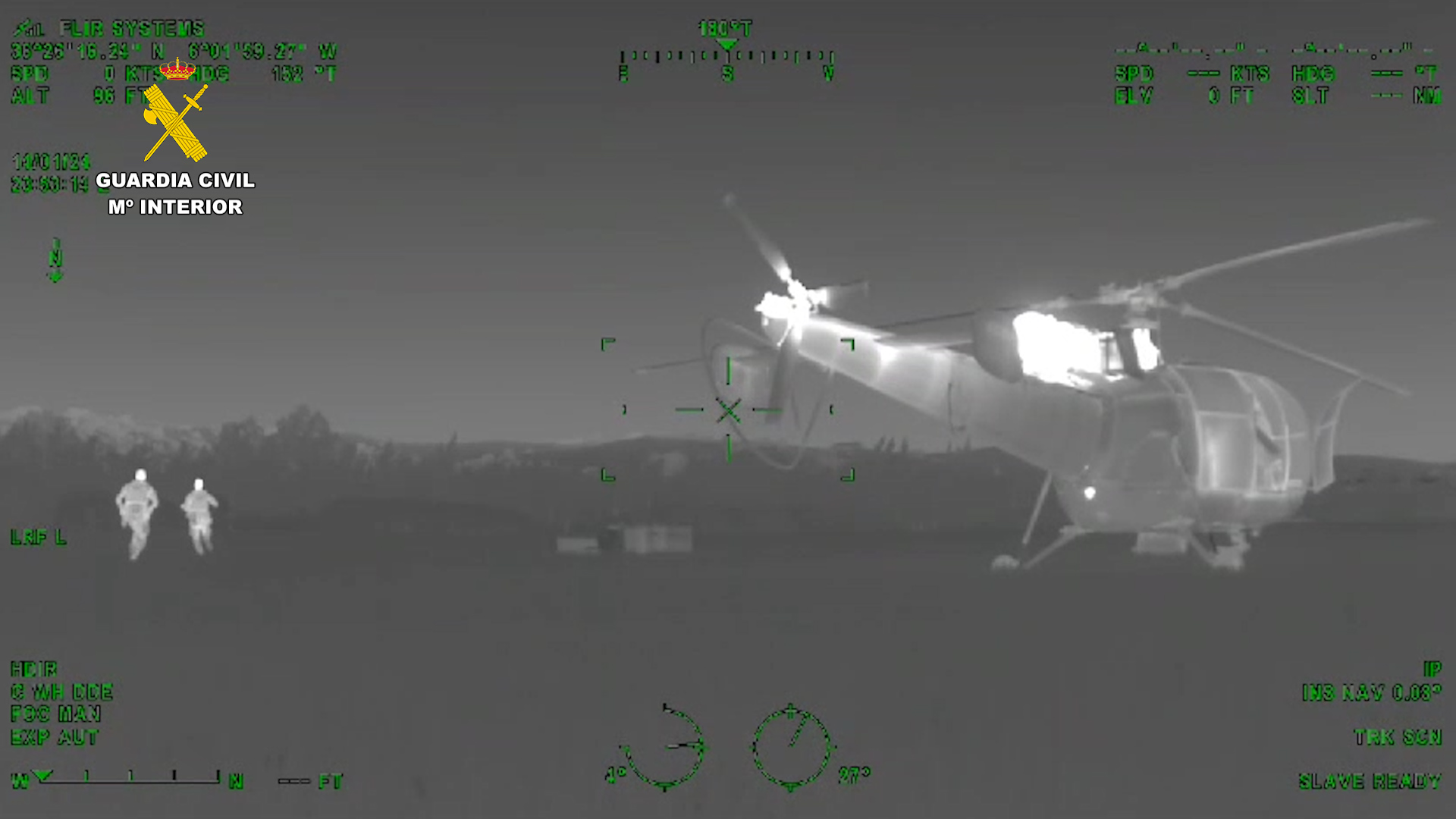 La Guardia Civil y la Gendarmería Real Marroquí desarticulan una organización e intervienen dos helicópteros utilizados para realizar “narcovuelos”